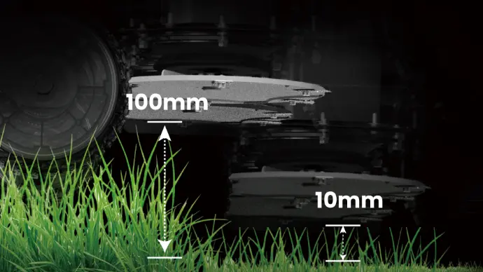 10-100 mm Schnitthöhe